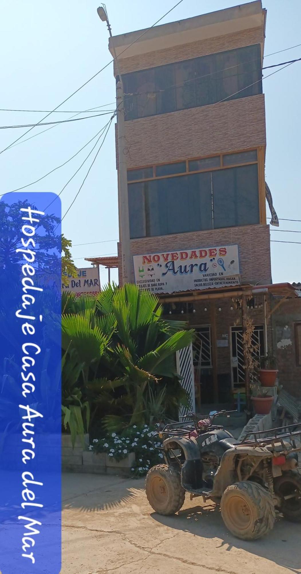 Casa Aura Del Mar Hotel Mancora Bagian luar foto